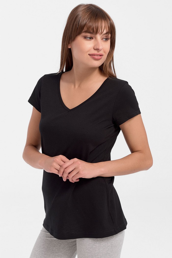 Damen T-Shirt Body Move Typ V Farben