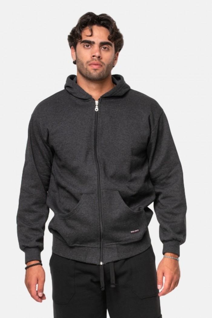 Men's hooded cardigan BODY MOVE 173 MINT