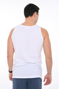 Sleeveless blouse BODY MOVE 257 WHITE