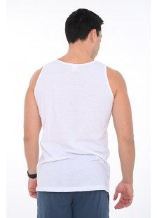 Sleeveless blouse BODY MOVE 257 WHITE