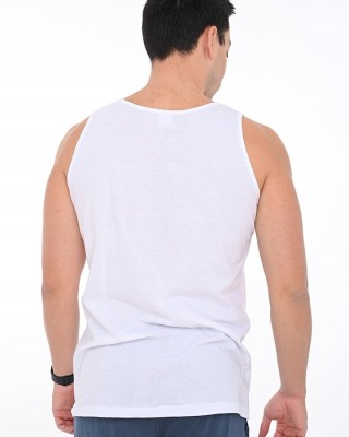 Sleeveless blouse BODY MOVE 257 WHITE