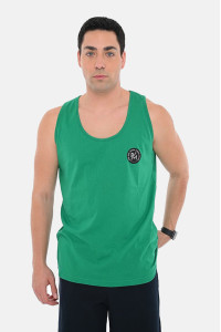 Mens sleeveless shirt BODY MOVE 257 Green
