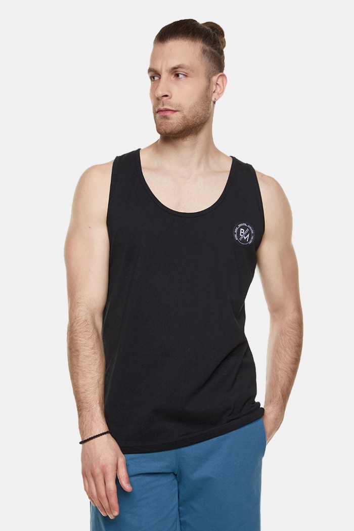 Sleeveless blouse BODY MOVE 257 BLACK