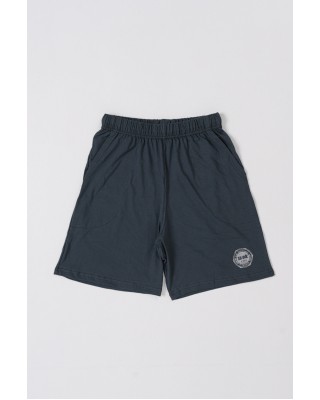 Herren-Baumwollshorts BODYMOVE 495 Anthrazit