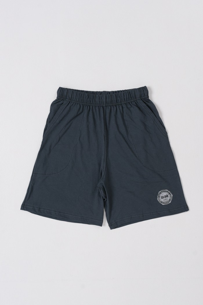 Men's cotton shorts BODYMOVE 495 Anthracite