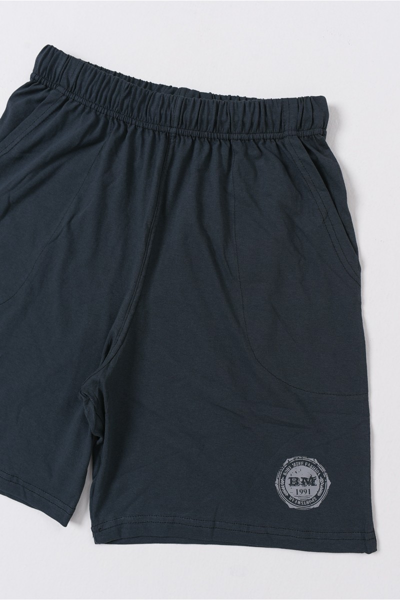Herren-Baumwollshorts BODYMOVE 495 Anthrazit Herren-Baumwollshorts BODYMOVE 495 Anthrazit