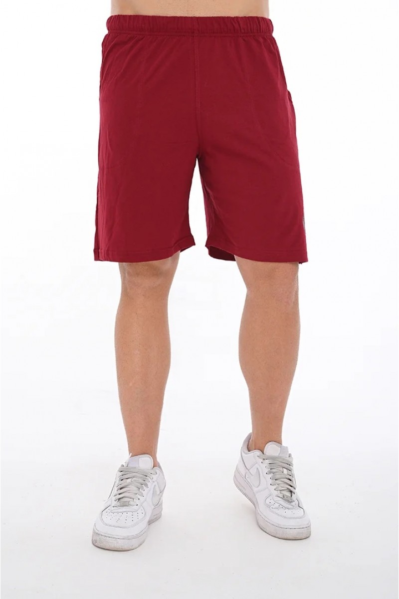 Men's cotton shorts BODYMOVE 495 Red Men's cotton shorts BODYMOVE 495 Red