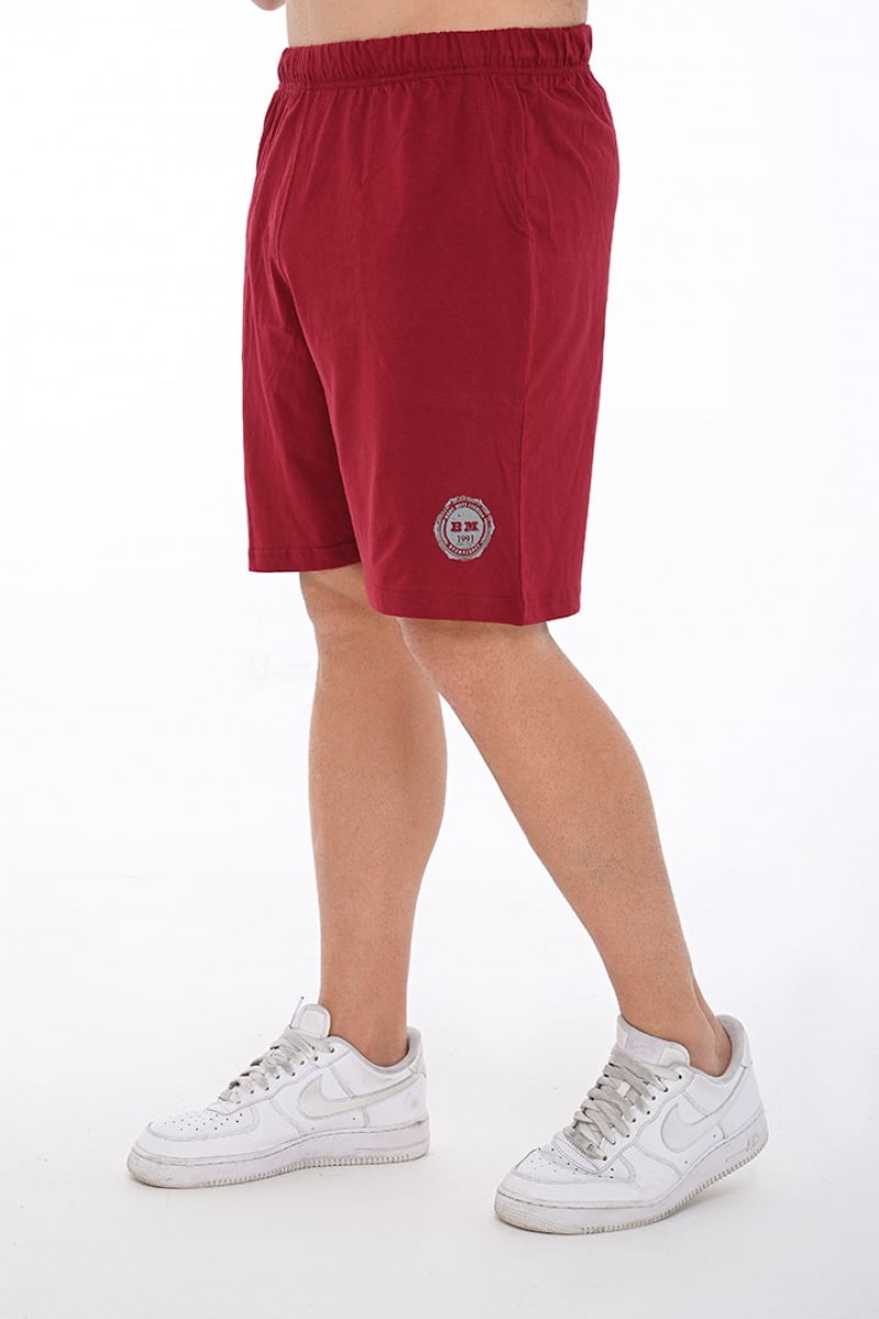 Men's cotton shorts BODYMOVE 495 Red