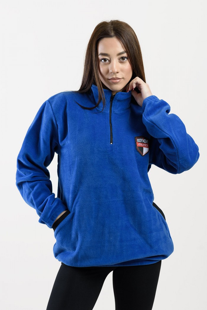 Fleecebluse mit Reißverschluss BODY MOVE 571