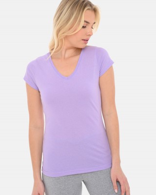 Damen T-Shirt BODY MOVE 614 LILAC