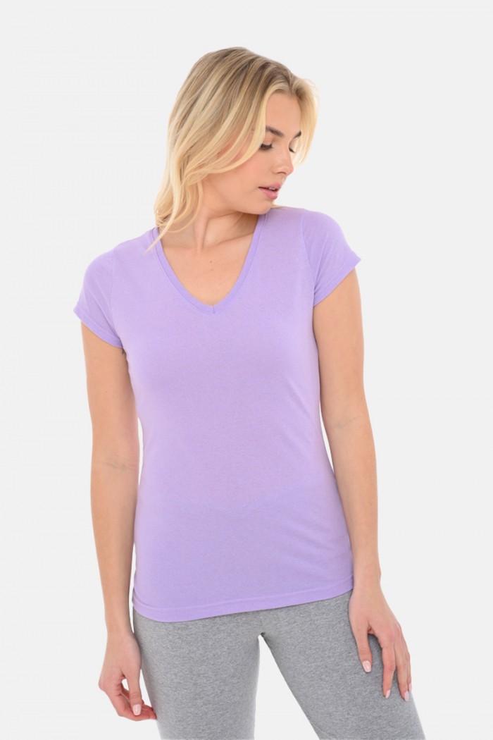 Women's T-Shirt BODY MOVE 614 LILAC