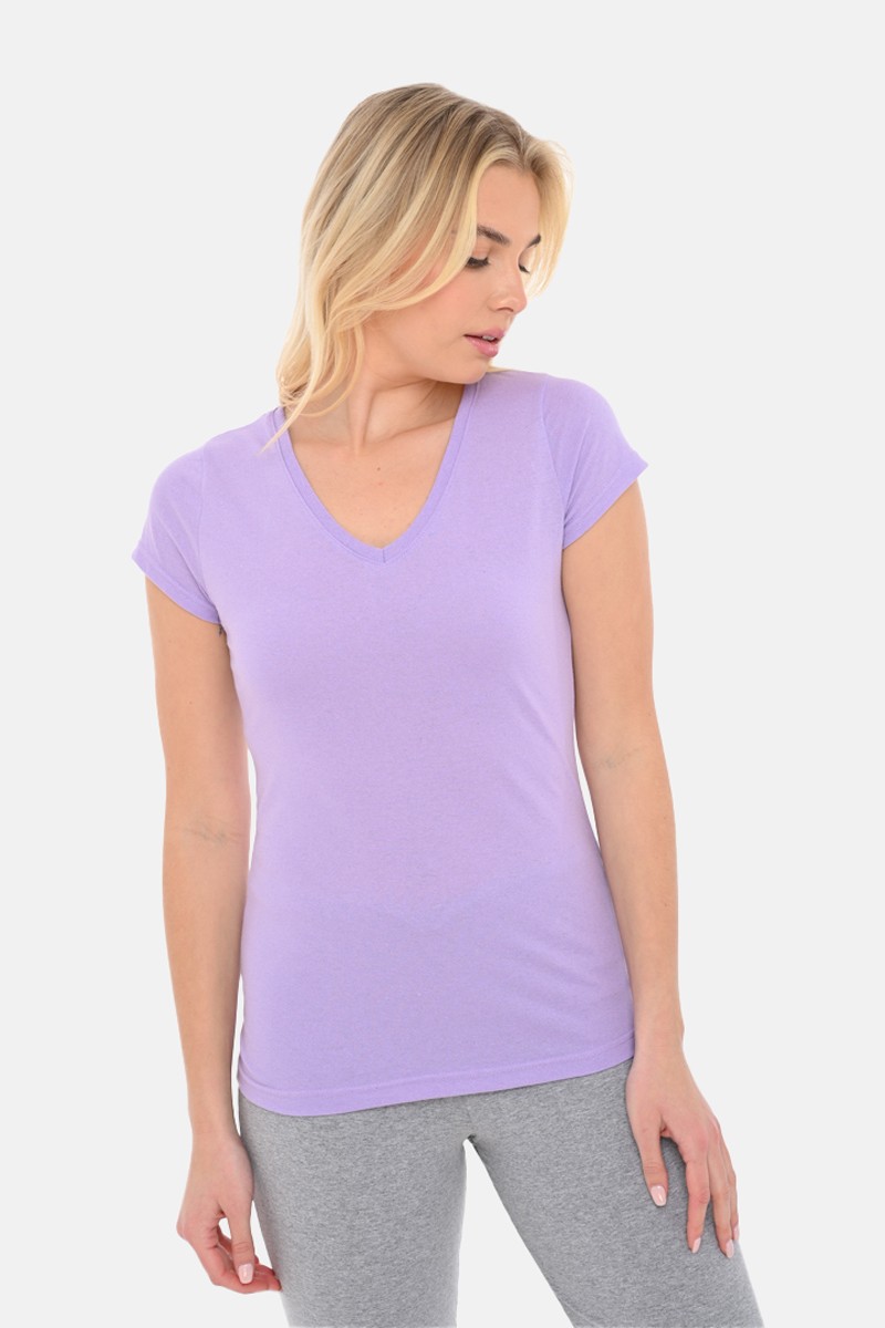 Women's T-Shirt BODY MOVE 614 LILAC