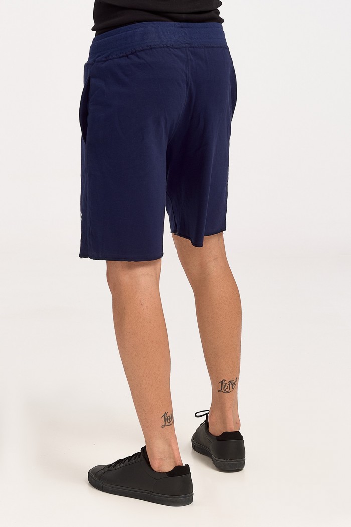 Mens cotton shorts BODY MOVE 680 BLUE DROPS