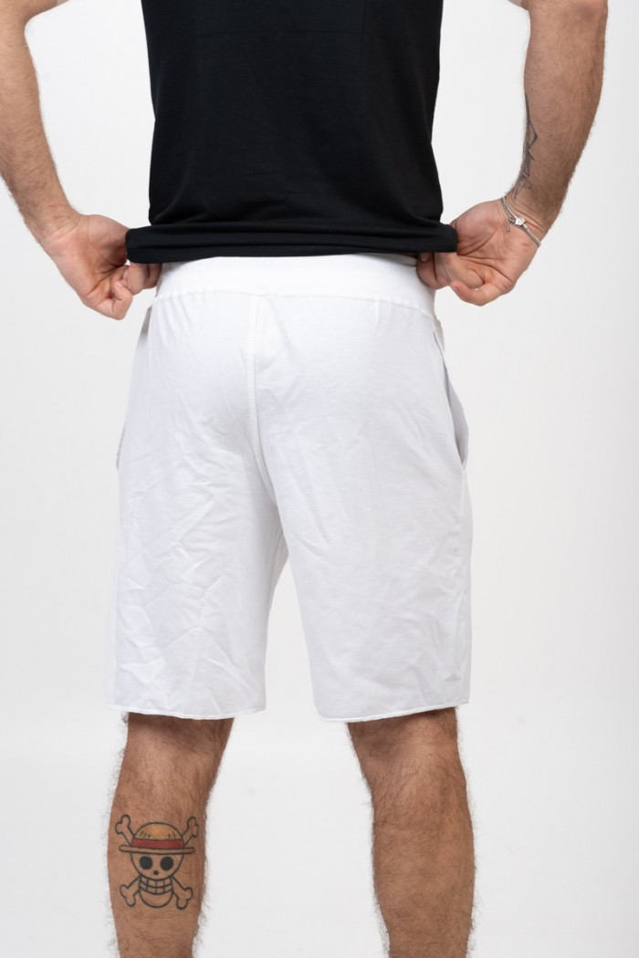 Men's cotton shorts BODY MOVE 680 WHITE