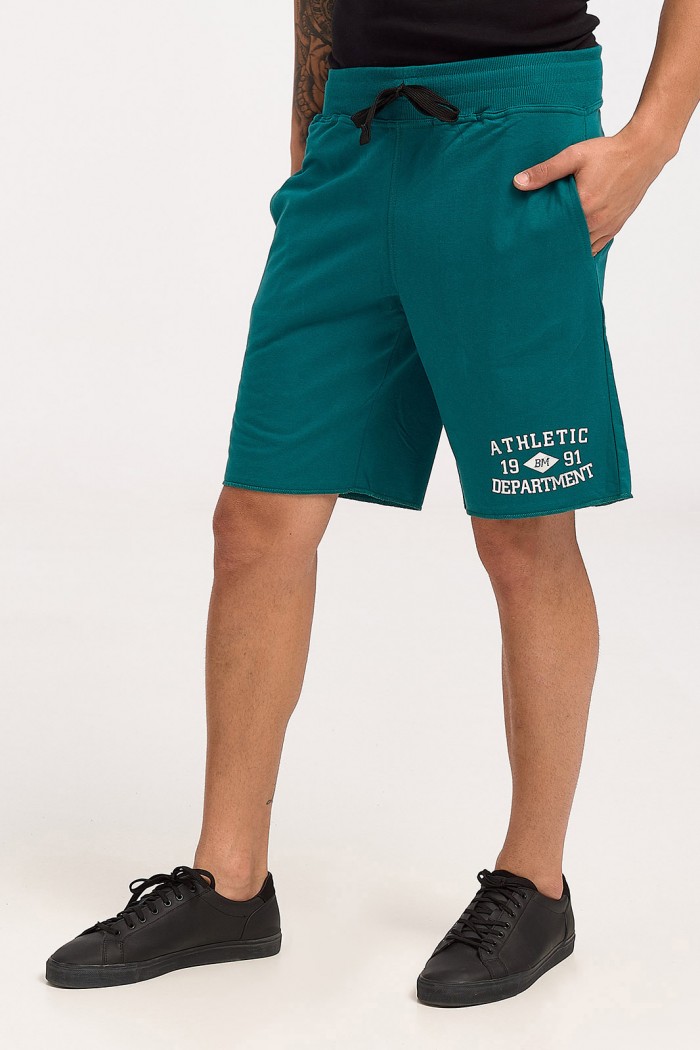 Men's cotton shorts BODY MOVE 680 GREEN