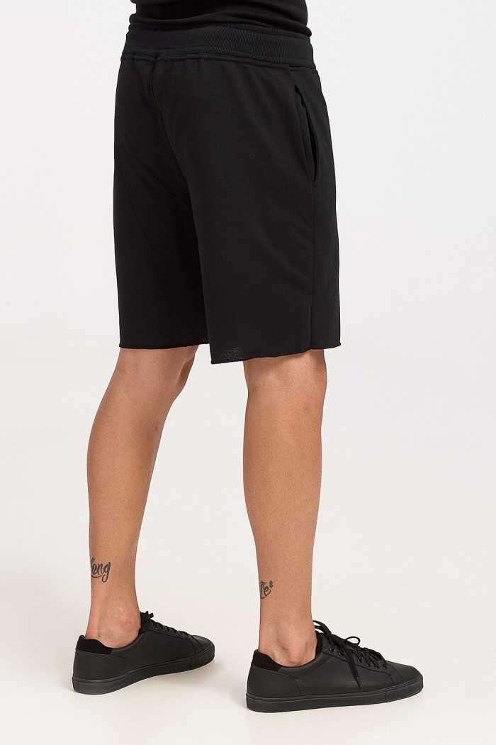 Mens cotton shorts BODY MOVE 680 BLACK