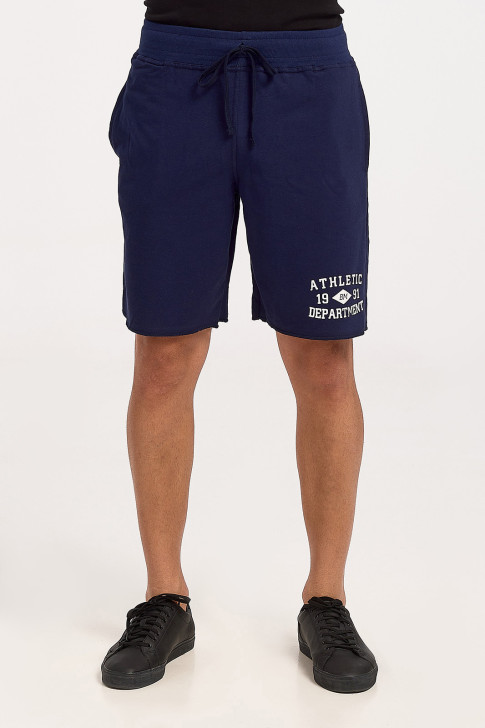 Men's cotton shorts BODY MOVE 680 BLUE DROPS