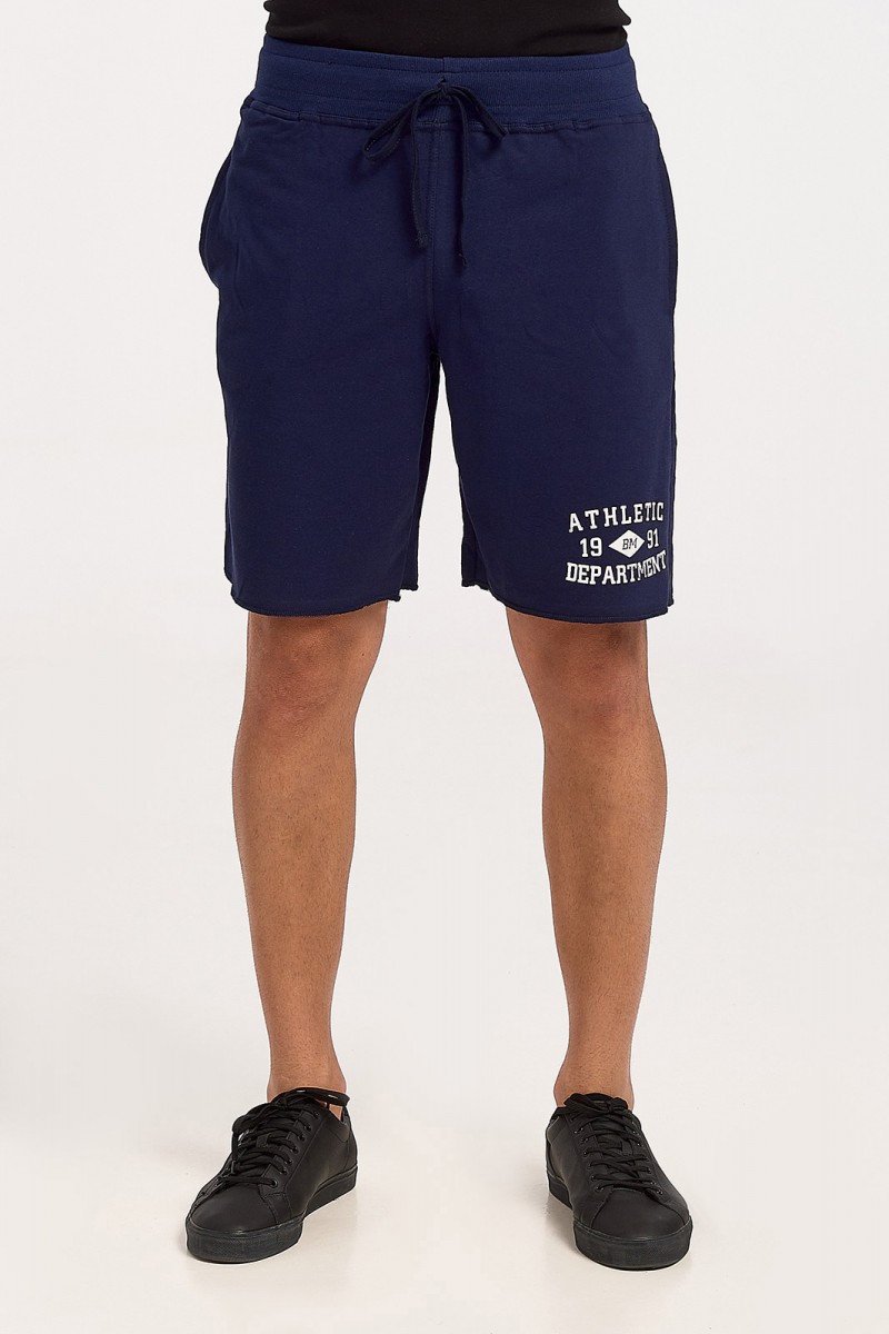 Men's cotton shorts BODY MOVE 680 BLUE DROPS