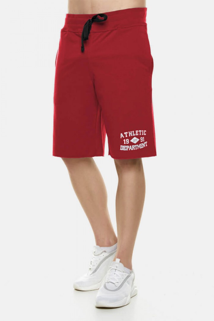 Men's cotton shorts BODY MOVE 680 RED