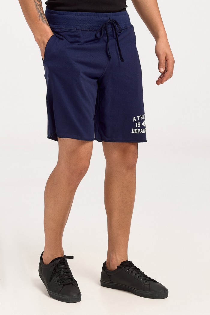 Mens cotton shorts BODY MOVE 680 BLUE DROPS