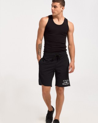 Men's cotton shorts BODY MOVE 680 BLACK