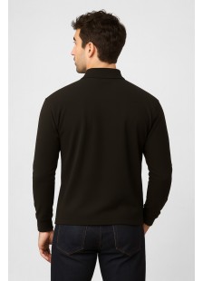 PICNIC TOP WITH LONG SLEEVE COLLAR BODY MOVE 728 BLACK PICNIC TOP WITH LONG SLEEVE COLLAR BODY MOVE 728 BLACK