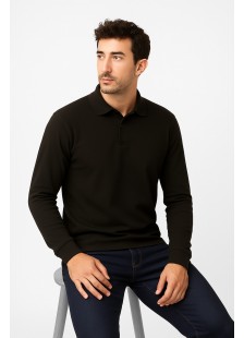 PICNIC TOP WITH LONG SLEEVE COLLAR BODY MOVE 728 BLACK PICNIC TOP WITH LONG SLEEVE COLLAR BODY MOVE 728 BLACK