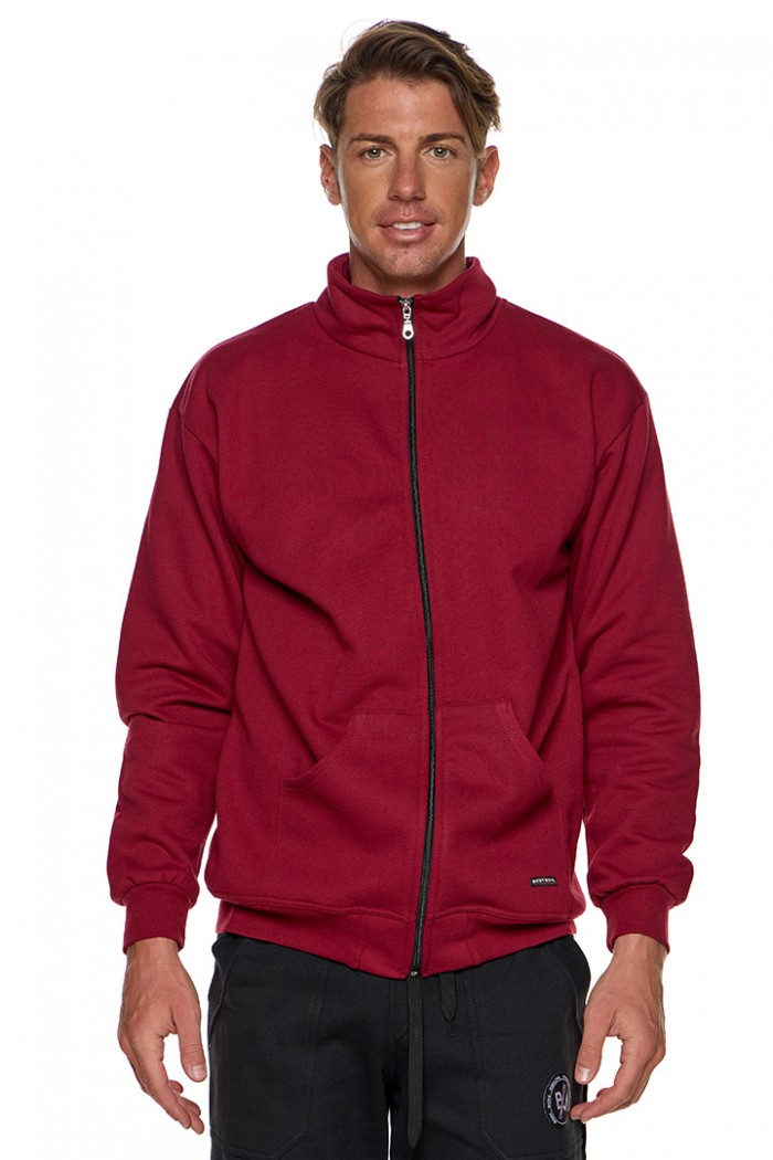 Kapuzenpullover Jacke ohne Kapuze Body Move 73 BORDO