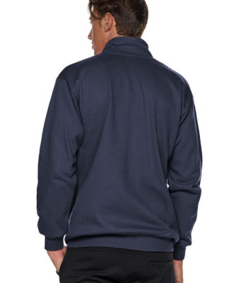 Kapuzenpulli-Jacke ohne Kapuze Body Move 73 BLAU BLAU