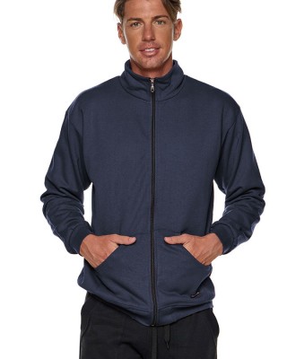 Kapuzenpulli-Jacke ohne Kapuze Body Move 73 BLAU BLAU