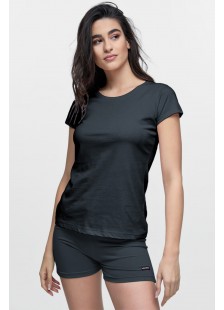 Damen T-Shirt BODY MOVE 814 BLACK