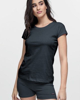 Damen T-Shirt BODY MOVE 814 BLACK