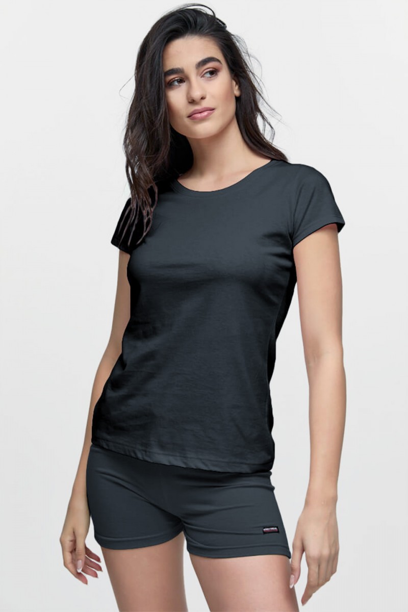 Damen T-Shirt BODY MOVE 814 BLACK