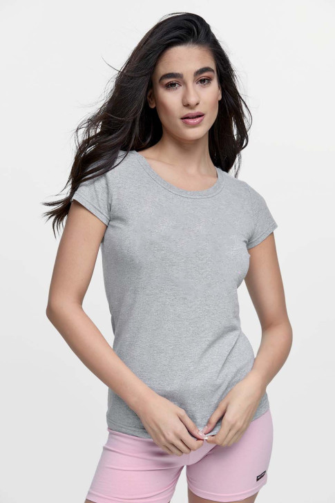 Damen T-Shirt BODY MOVE 814 GREY