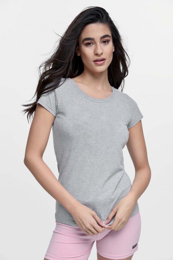 Women's T-Shirt BODY MOVE 814 GREY