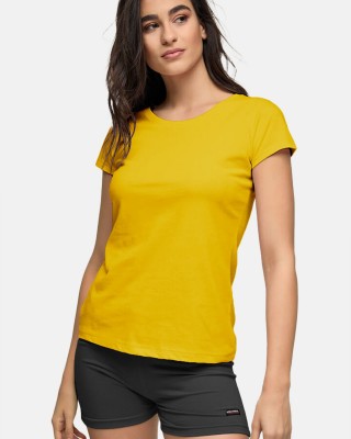 Damen T-Shirt BODY MOVE 814 YELLOW