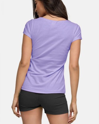 Women's T-Shirt BODY MOVE 814 LILA