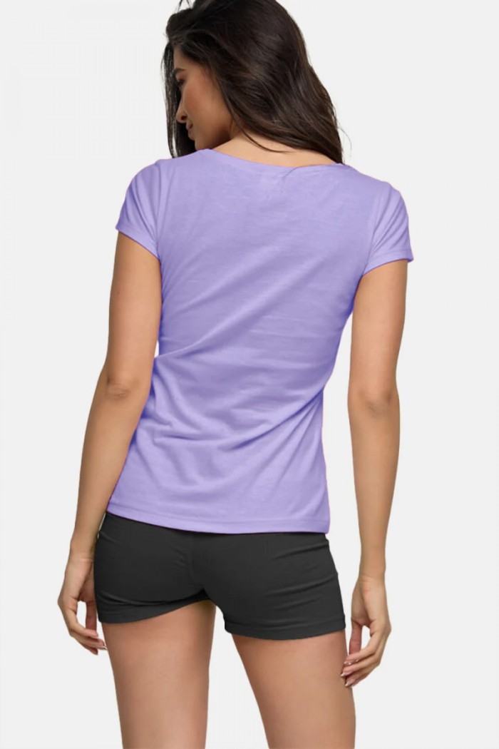 Women's T-Shirt BODY MOVE 814 LILA