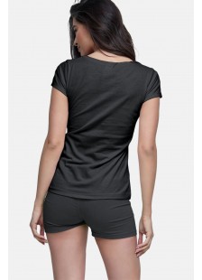 Damen T-Shirt BODY MOVE 814 BLACK