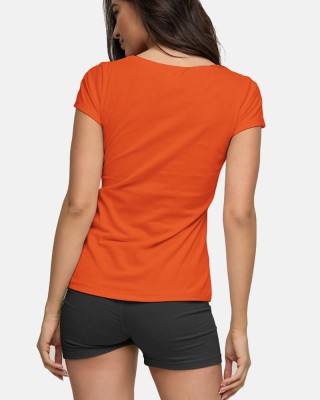 Women's T-Shirt BODY MOVE 814 PORTOOKALI