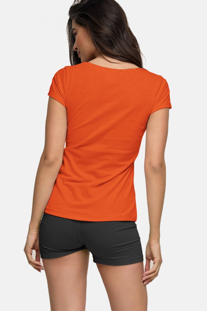 Women's T-Shirt BODY MOVE 814 PORTOOKALI
