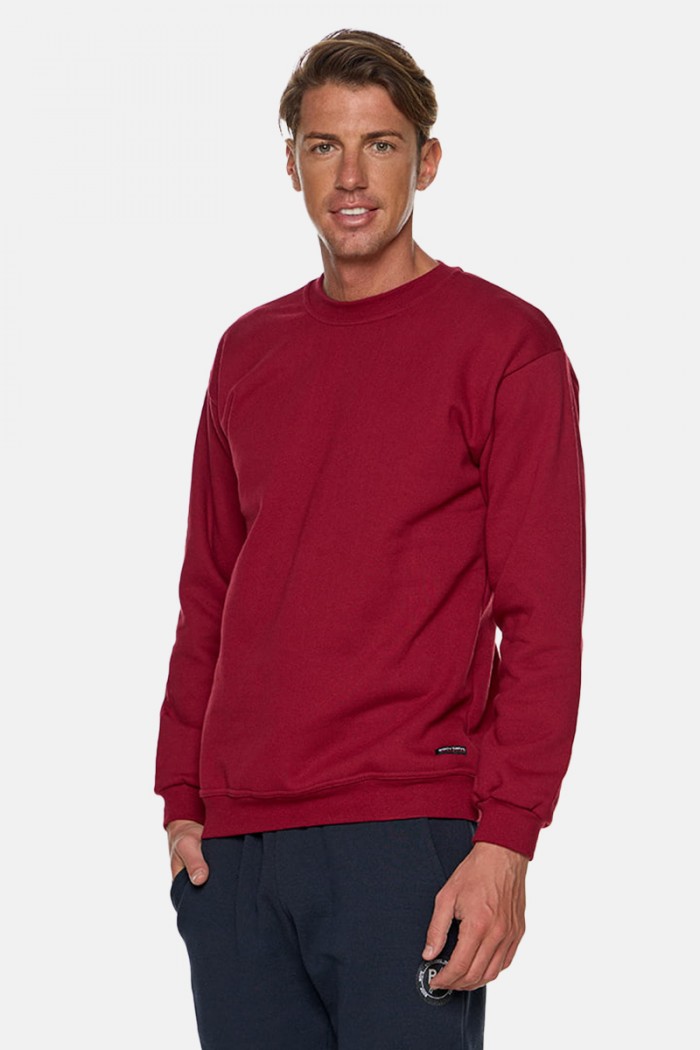 Herren Sweatshirt BODY MOVE 82 BORDO