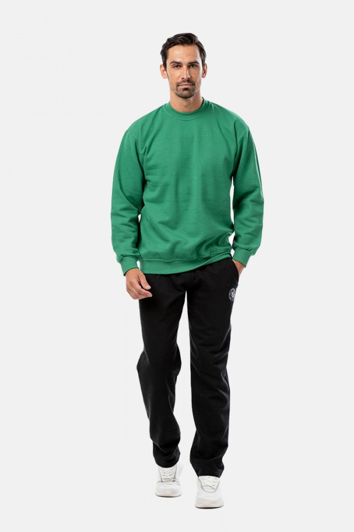 Herren Sweatshirt BODY MOVE 82 GREEN