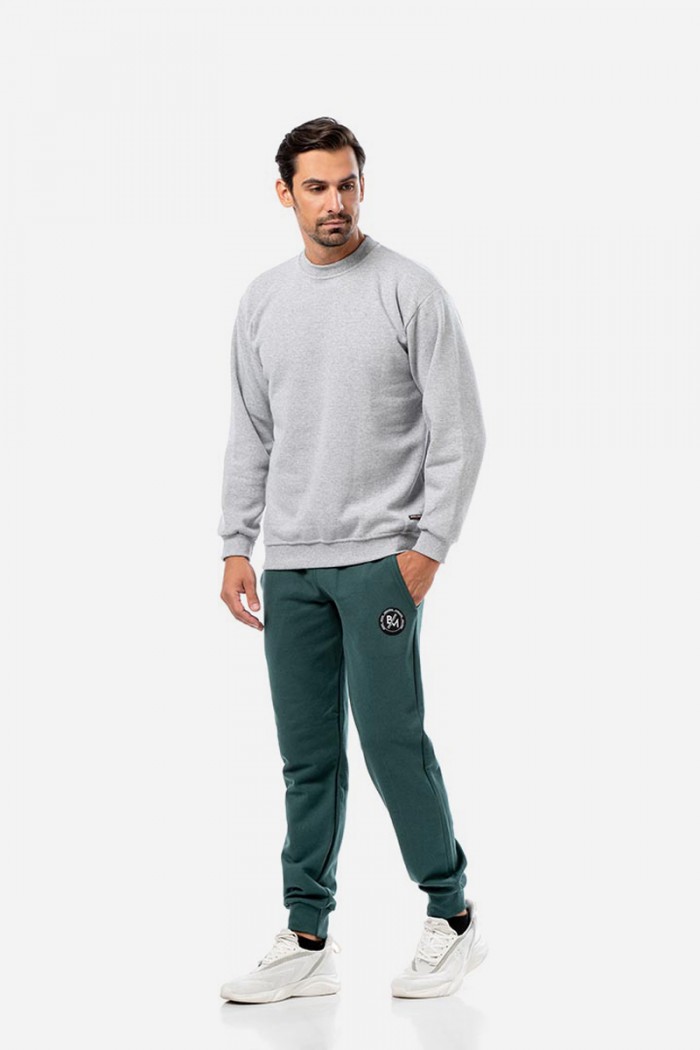 Herren Sweatshirt BODY MOVE 82 GREY