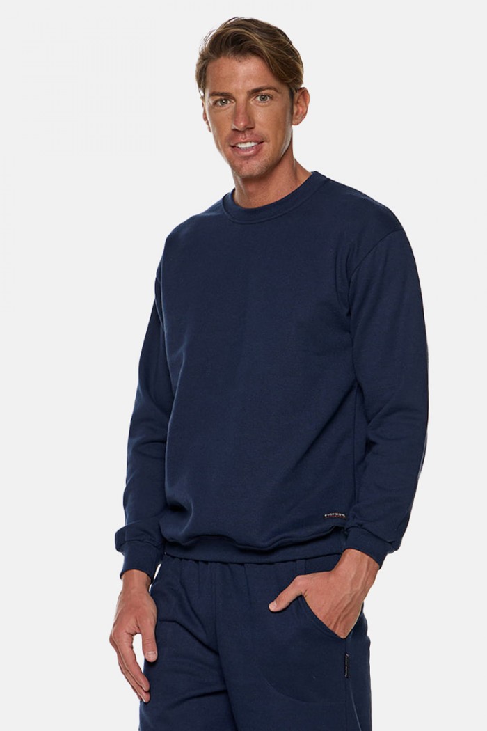Herren Sweatshirt BODY MOVE 82 BLUE DROPS