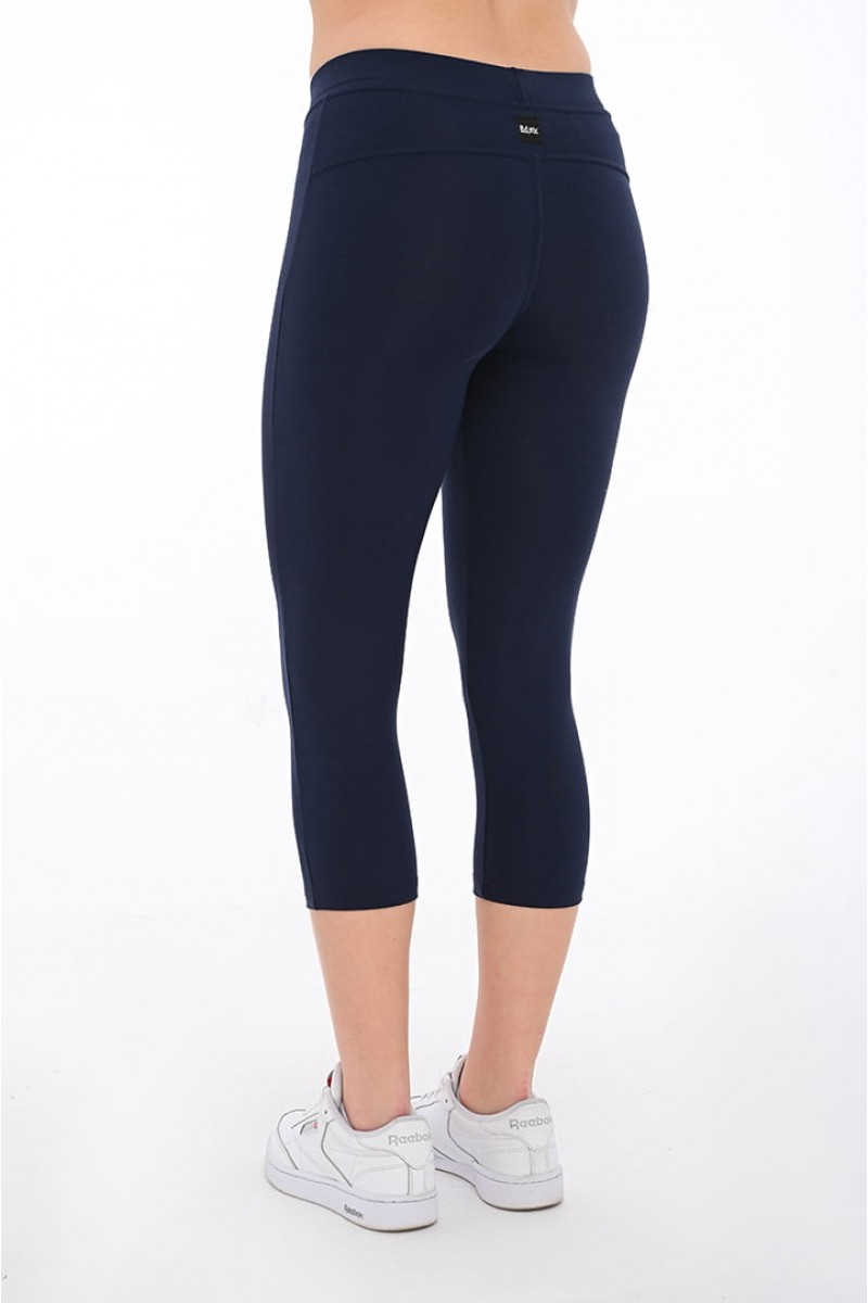 Capri leggings BODY MOVE 827 BLUE DROPS Capri leggings BODY MOVE 827 BLUE DROPS