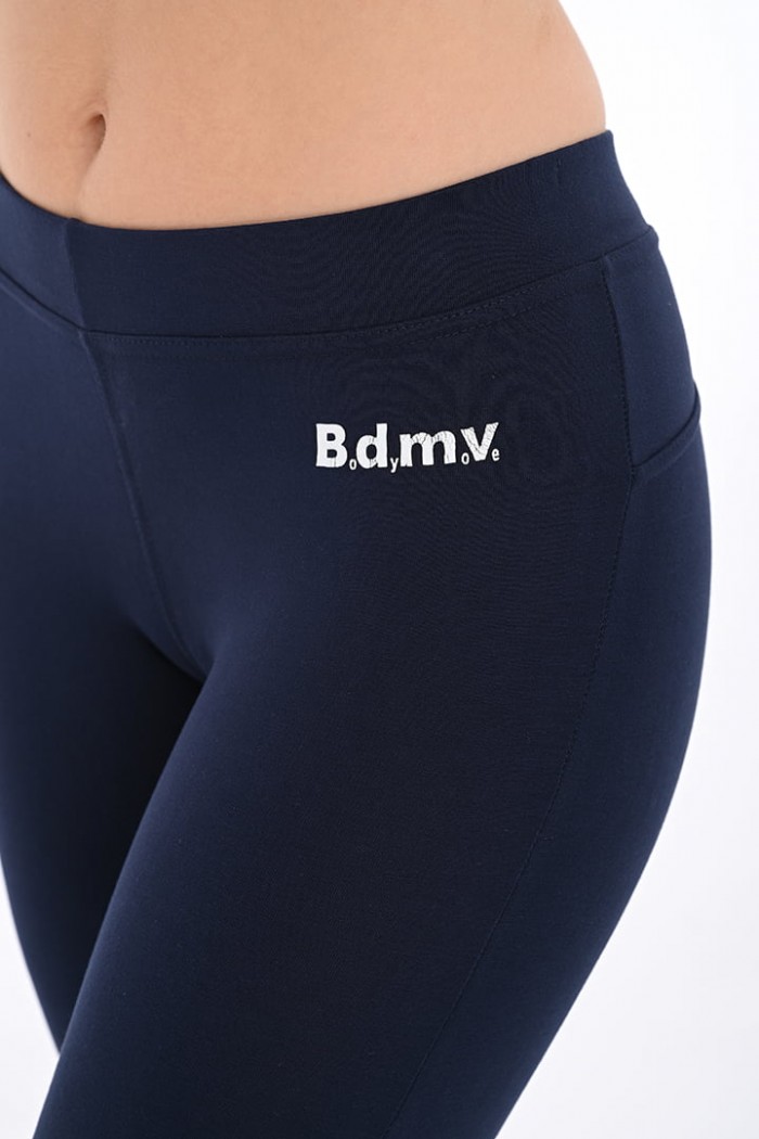 Capri leggings BODY MOVE 827 BLUE DROPS