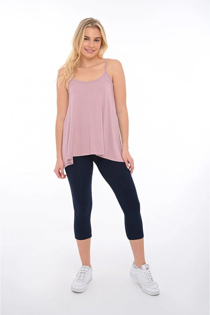 Capri leggings BODY MOVE 827 BLUE DROPS Capri leggings BODY MOVE 827 BLUE DROPS