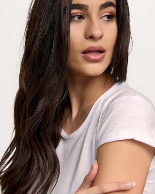 Damen T-Shirt BODY MOVE 894 WHITE