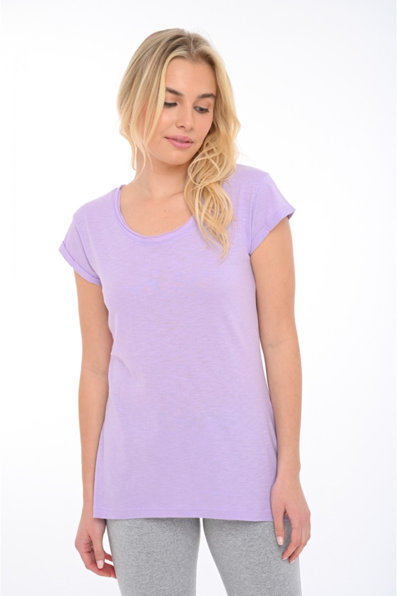 Womens T-Shirt BODY MOVE 894 LILA Womens T-Shirt BODY MOVE 894 LILA